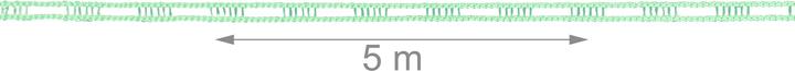 Actual product image Relaxdays 6x clothesline (5 m)