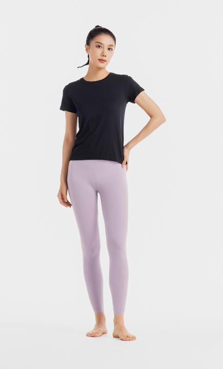 Image du produit Kimjaly T-shirt Crop Top sans couture - 500 noir (S)