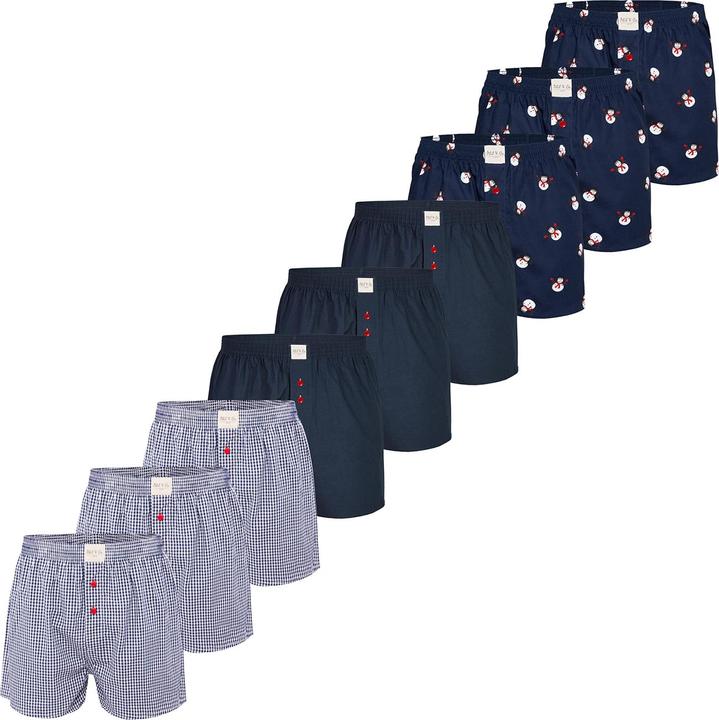 Actual product image Phil & Co. Berlin Boxer Chrstimas Boxer 9-pack (XL, pack of 9)