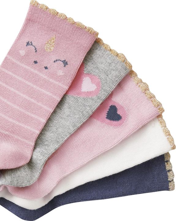Produktbild Vertbaudet 5er-Pack Mädchen Socken Oeko-Tex (5er Pack, 35, 38)