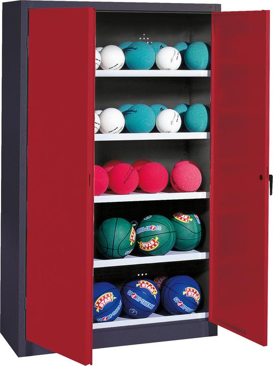 Produktbild C+P Ballschrank (HxBxT: 195x150x50 cm, mit Vollblech-Flügeltüren, Typ 3)