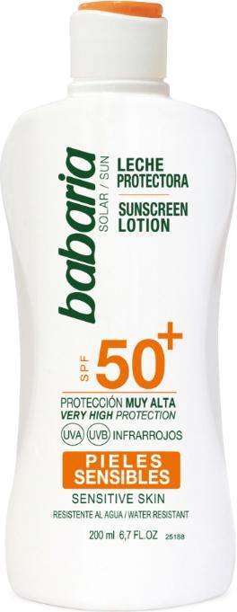 Produktbild Babaria Cream and Face Milk 200ml (Sonnenlotion, SPF 50, 200 ml)