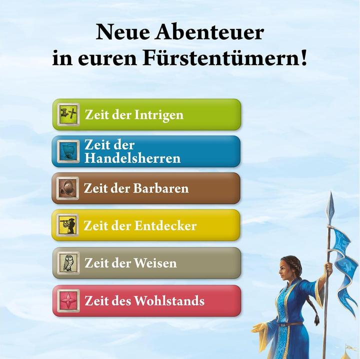 Produktbild Kosmos Catan- Erweiterung für das Duell- Finstere & Goldene Zeiten (Deutsch)