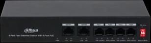 Actual product image Dahua PoE DH-PFS3006-4ET-36 network switch Fast Ethernet (10/100) Power over Ethernet (4 Ports)