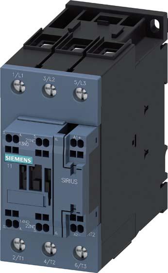 Actual product image Siemens Contactor for railway, AC-3e, 37kW/400V, 1S+1Ö, DC72V, 0.7-1.25*Us, 3-pole, S2 3RT20383XJ400LA2