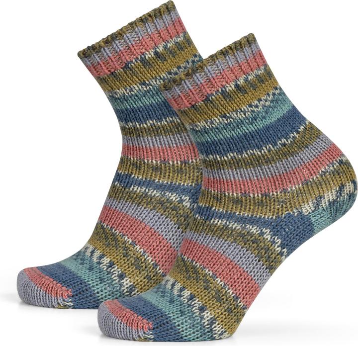 Image du produit Normani 2 paires de chaussettes en laine tricotée milleraies - 9093 (lot de 2, 35 - 38)