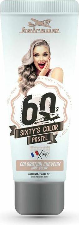 Image du produit Hairgum SIXTY'S COLOR hair color #peach 60 ml (Pêche)