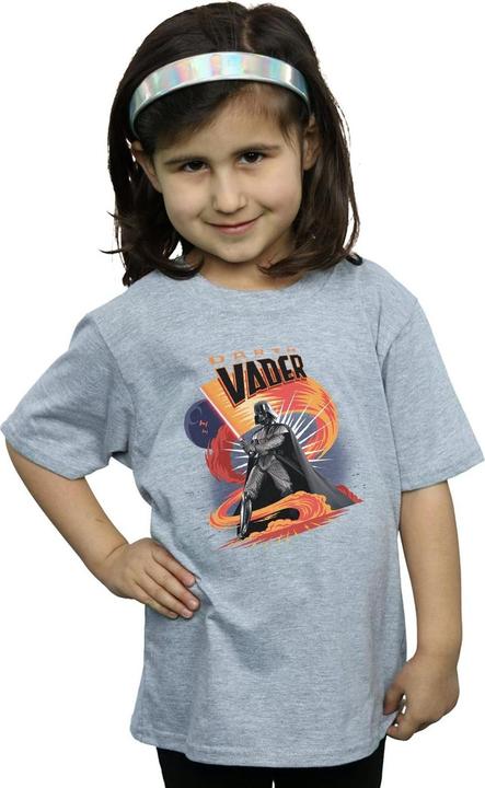 Image du produit Star Wars - T-shirt DARTH VADER SWIRLING FURY - Fille (140, 146)