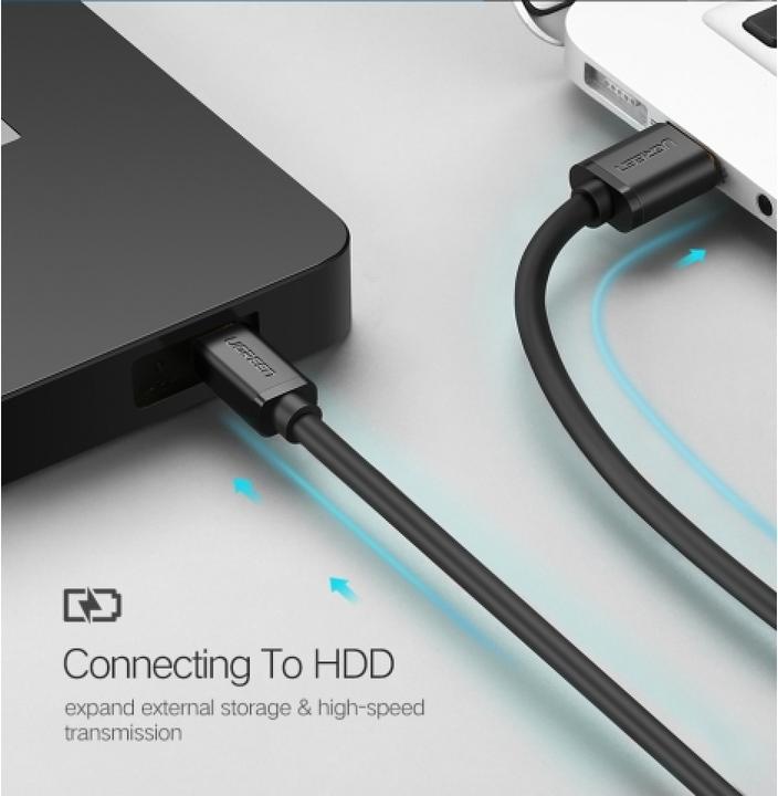 Actual product image Ugreen USB A – Mini USB (0.25 m, USB 2.0)