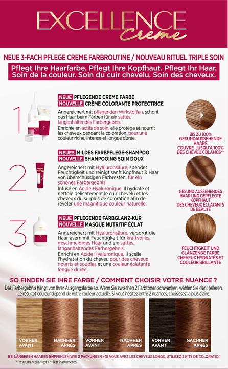 Image du produit L'Oréal Paris Excellence (6,32 Blonde foncée ensoleillée)