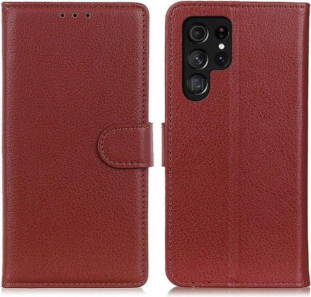 Immagine prodotto MU Classic Serie di copertine per libri in pelle Litchi (Samsung Galaxy S24 Ultra)