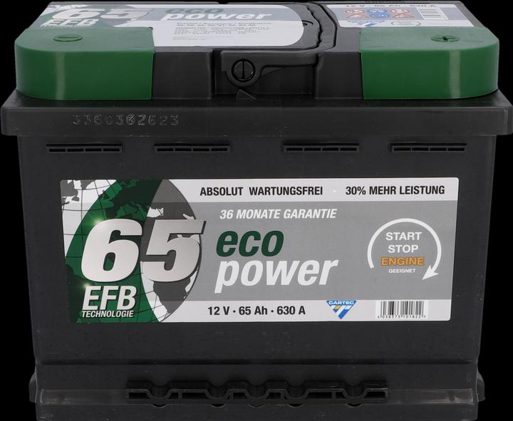 Image du produit Cartec Eco Power 65 (12 V, 65 Ah, 630 A)