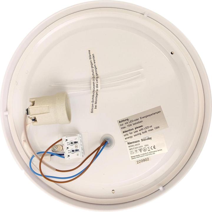 Actual product image Niermann Stand By Niermann Construction Site LED Ceiling Light E27 Multicolour, Coloured Made in Germany (E27)