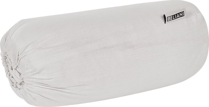 Immagine prodotto Beliani Lenzuolo a pieghe in cotone grigio chiaro 200 x 200 cm JANBU (200 x 200 cm)