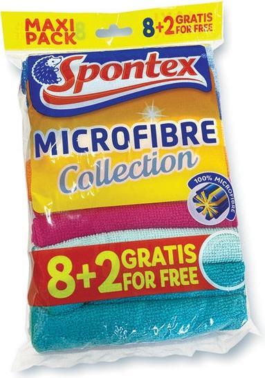 Produktbild Spontex Microfaser Set 8+2Gra 19780028 (10 Stk.)