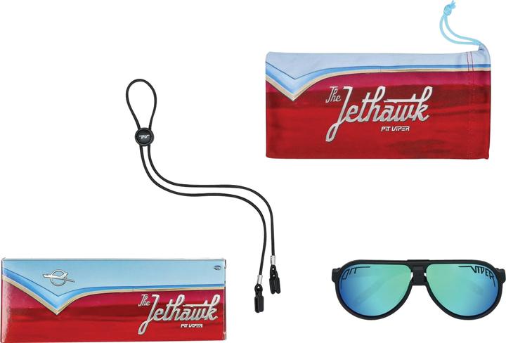 Actual product image Pit Viper The Jethawk The Heat Island Polarised (Black, Rose)