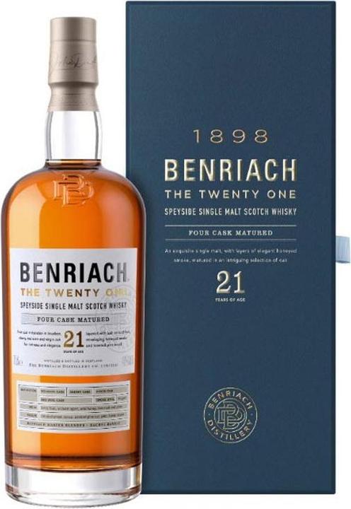 Image du produit BenRiach Le Twenty One 21 ans d'âge (Scotch Whisky, 1 x 70 cl)