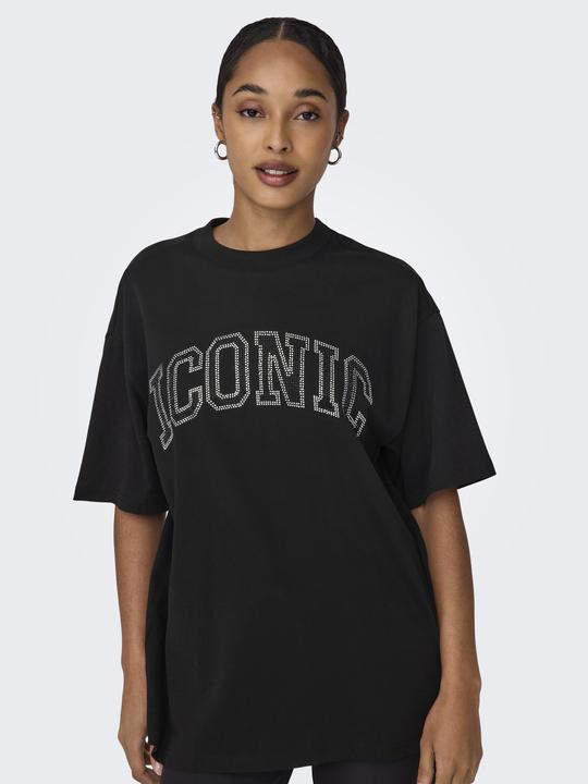 Produktbild Only Normal geschnitten Rundhals Tief angesetzte Schulter T-Shirt T-shirt (XS)