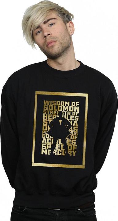 Immagine prodotto Shazam Gold Text Felpa Uomo (XXL)