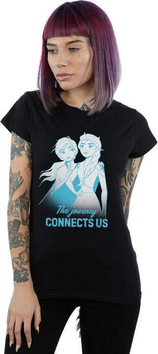 Immagine prodotto Disney Frozen 2 Elsa and Anna The Journey Connects Us Maglietta Donna (XL)