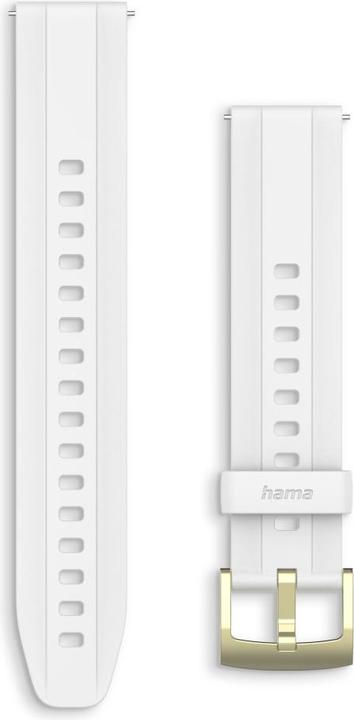 Actual product image Hama Armband zum Wechseln für Smartwatch 7000, Silikon, Weiss (Silicone)