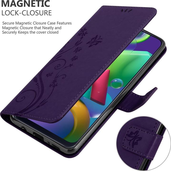 Productafbeelding Cadorabo Bloemen Boekomslag (Samsung Galaxy M31)