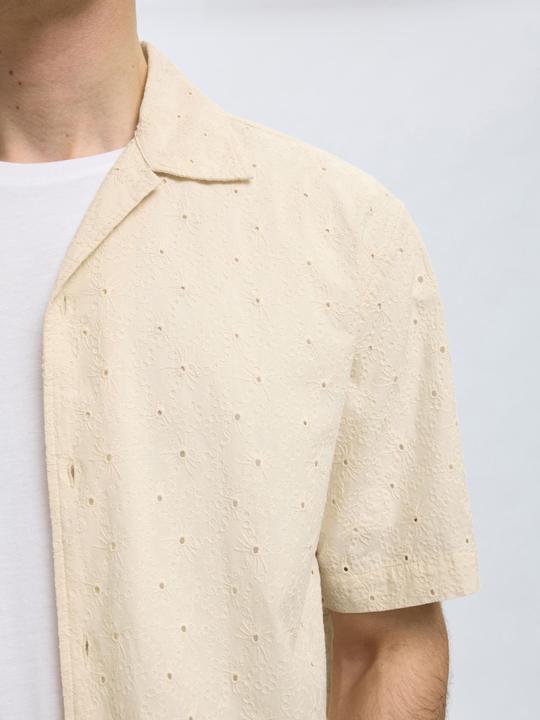 Immagine prodotto Selected Homme Camicia a maniche corte in broderie anglaise (L)