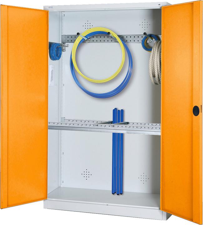 Image du produit C+P Armoire modulaire pour équipements sportifs avec équipement de base (hxlxp : 195x120x50 cm, avec