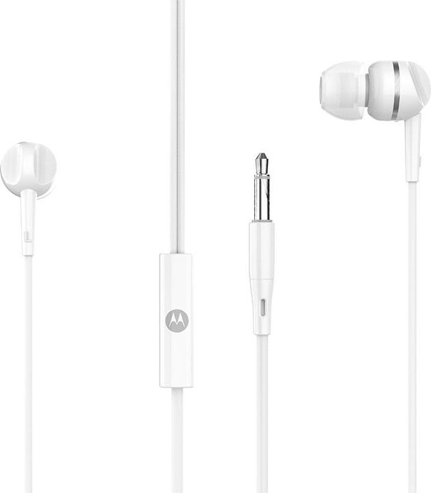 Actual product image Motorola Pace 105 In-Ear Stereo Headphones white (Cable)