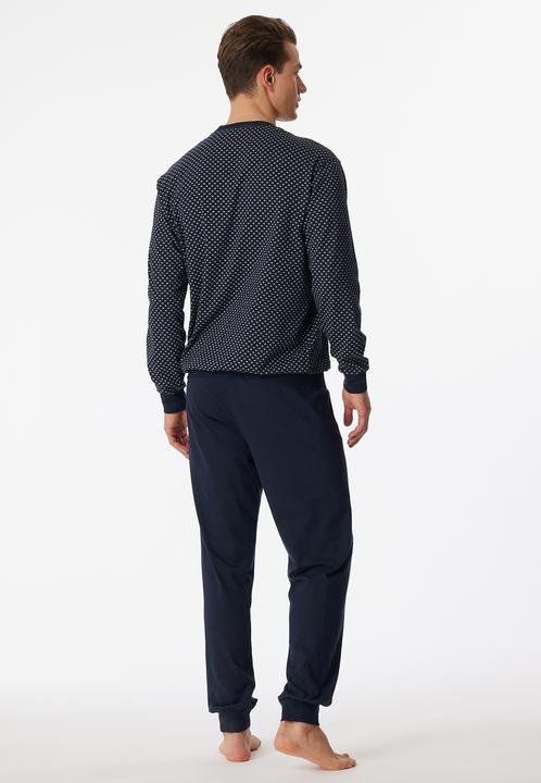 Produktbild Schiesser langer Pyjama Schlafanzug natürlich 100% Baumwolle | auch Übergrössen (62)