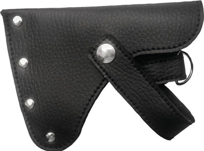Actual product image Adler Bag suitable for camping axe leather black