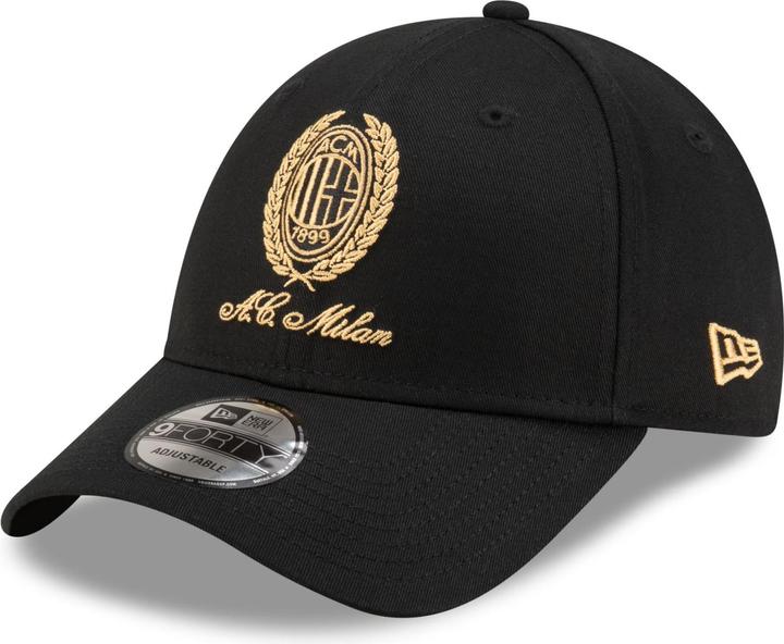 Actual product image New Era 9Forty Strapback Cap - HERITAGE GOLD AC Milan