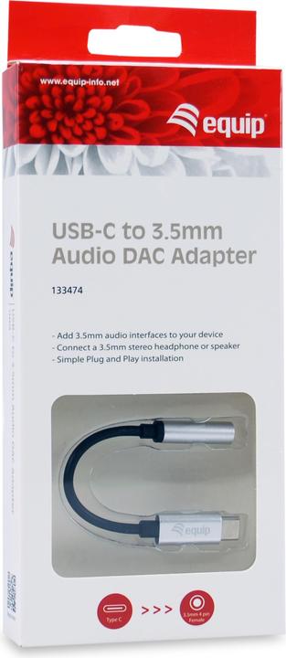 Produktbild equip USB C – Klinke 3,5mm (Klinkenadapter)