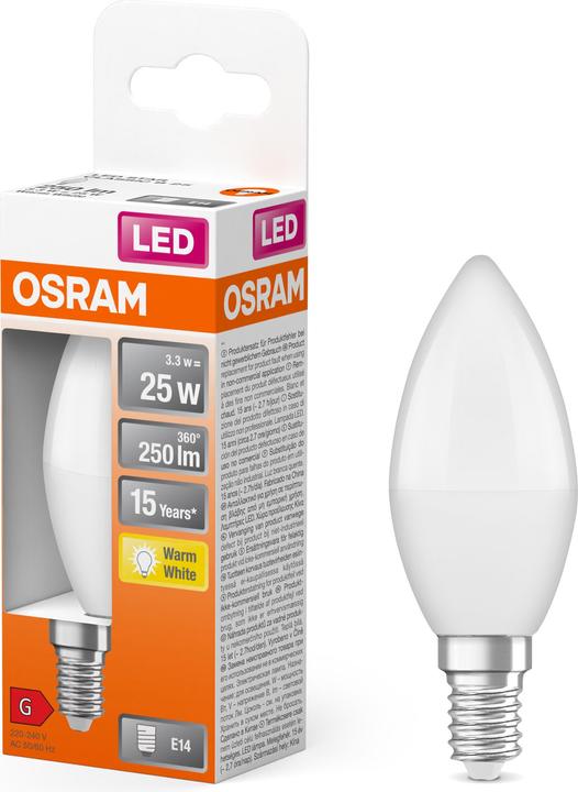 Produktbild Osram Led Star Classic B (E14, 3.30 W, 250 lm, 1 x, G)