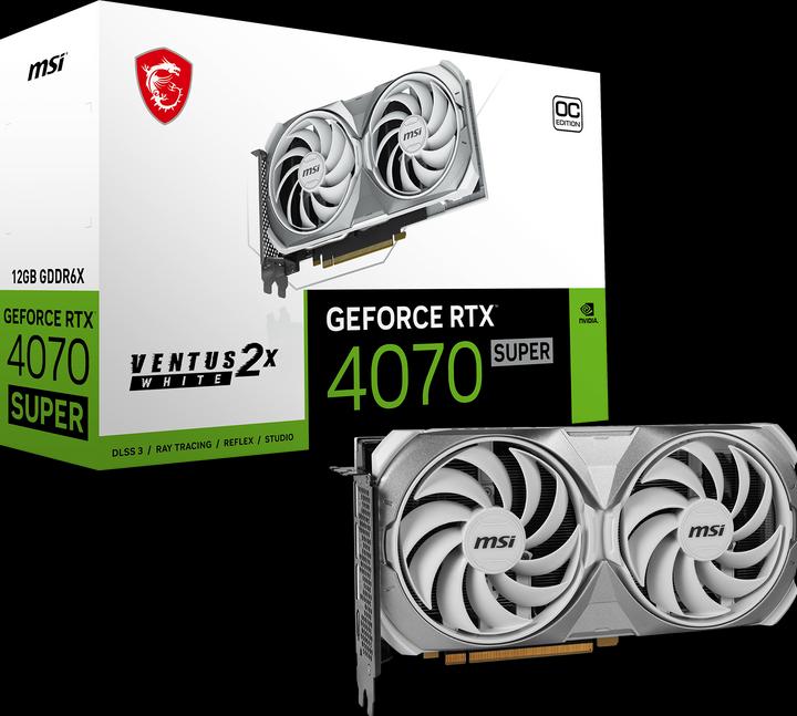 Produktbild MSI GeForce RTX 4070 SUPER VENTUS 2X WHITE OC (12 GB)