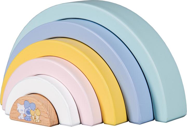 Rubo Toys Woezel en Pip Baby Regenboog