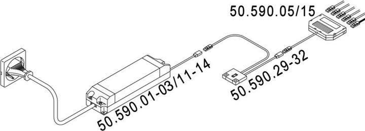 Produktbild L&S Berührungs-Dimmschalter Anbau 12 / 24 V