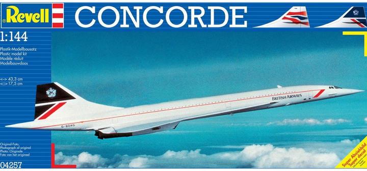 Actual product image Revell Concorde British Airways