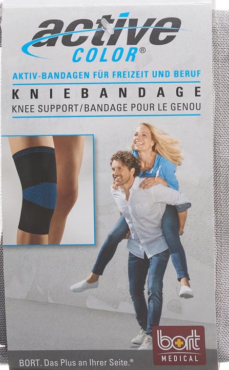Produktbild Bort Medical ActivColor Kniebandae schwarz XXL (XXL)
