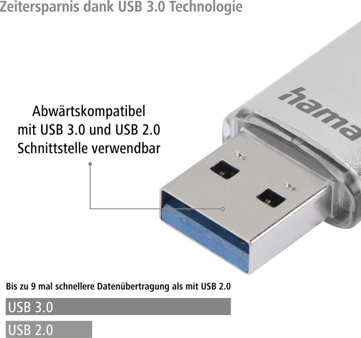 Image du produit Hama C-Laeta (16 Go, USB-A, USB-C, USB 3.0)