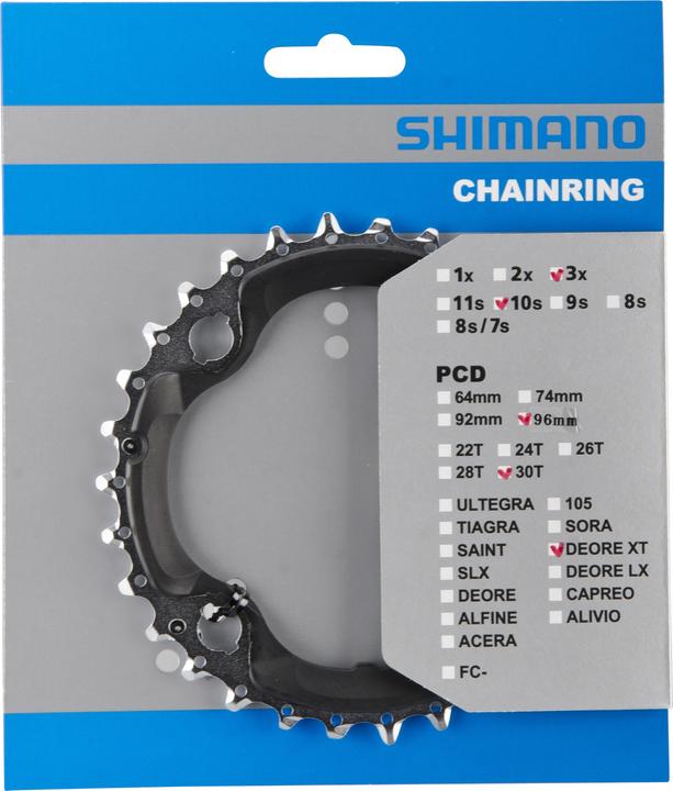 Immagine prodotto Shimano Ingranaggio Deore XT FC-M782 96 BCD (30)