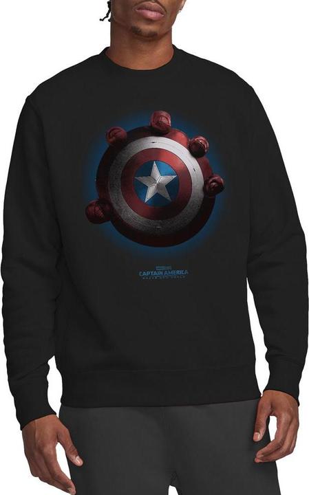 Actual product image Captain America Unisex Adult Red Hulk Shield Sweatshirt (XL)