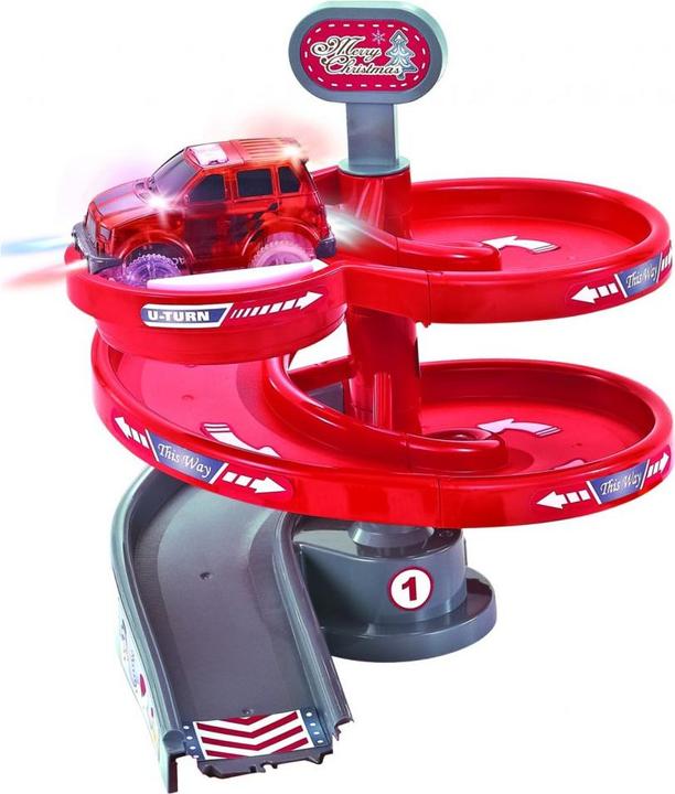 Produktbild Amewi Magic Traxx Weihnachts-Strecke 168-teilig LED-Fahrz.
