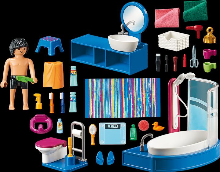 Actual product image Playmobil Bathroom (70211, Playmobil Dollhouse)