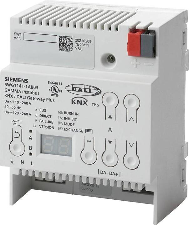 Actual product image Siemens Interface DALI KNX REG 230V LED 4TE 5WG1141-1AB03