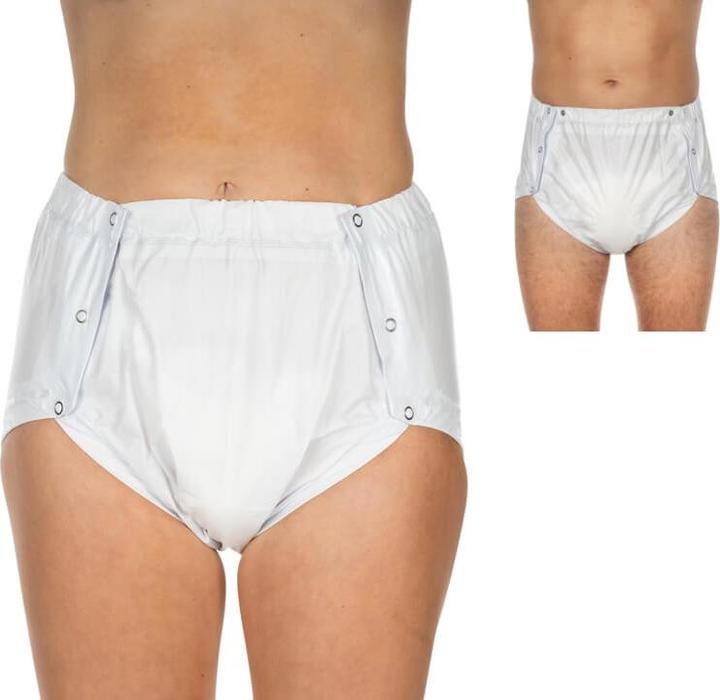 Image du produit Suprima Slip en PVC boutonnable pour Femmes et Hommes blanc (1 x, Large)
