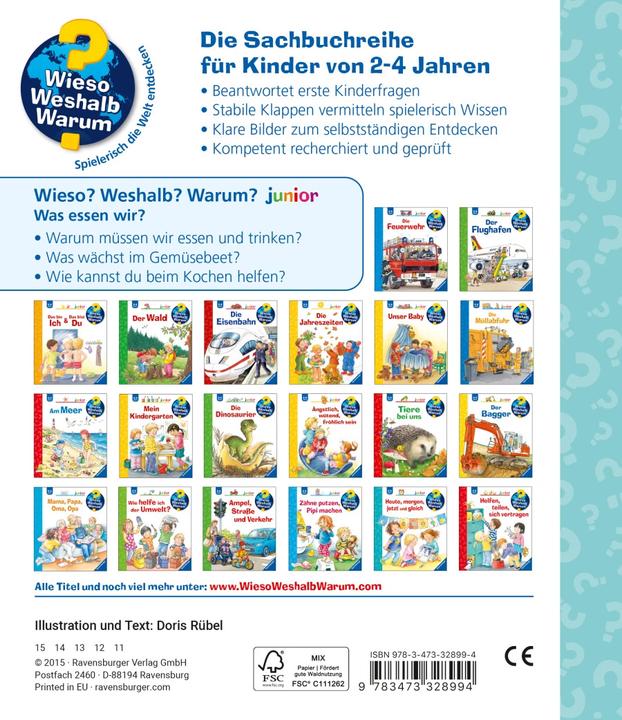 Produktbild Ravensburger Was essen wir? (Deutsch, Doris Rübel, 2015)