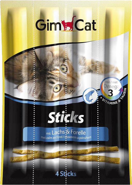 Image du produit Gimpet Bâtonnets de saumon et de truite (Adulte, 4 pcs, 60 g)