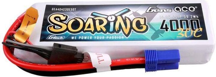 Produktbild Gens Ace G-Tech Soaring 4000mAh 14.8V 30C 4S1P Lipo Battery (14.80 V, 4000 mAh)