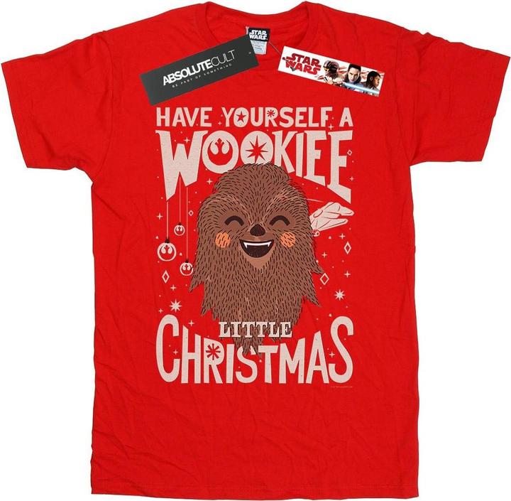 Image du produit Star Wars - T-shirt WOOKIEE LITTLE CHRISTMAS - Garçon (152, 158)